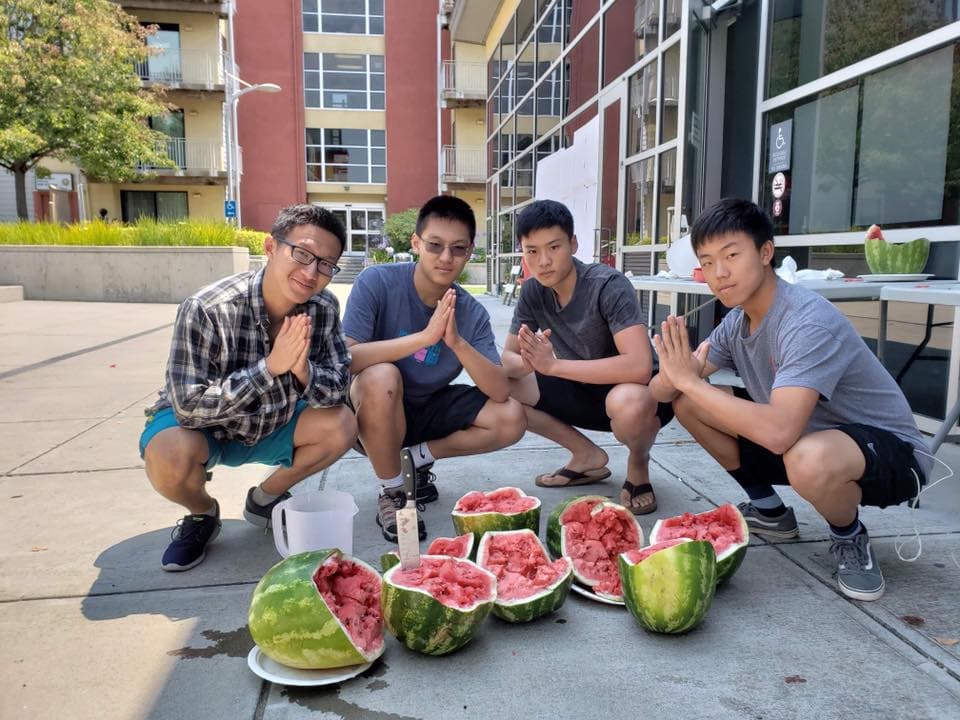 Karate Chopping Watermelons